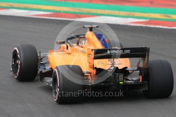 World © Octane Photographic Ltd. Formula 1 – Winter Test 1. McLaren MCL33 – Stoffel Vandoorne. Circuit de Barcelona-Catalunya, Spain. Thursday 1st March 2018.