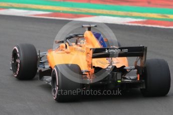 World © Octane Photographic Ltd. Formula 1 – Winter Test 1. McLaren MCL33 – Stoffel Vandoorne. Circuit de Barcelona-Catalunya, Spain. Thursday 1st March 2018.