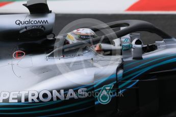 World © Octane Photographic Ltd. Formula 1 – Winter Test 1. Mercedes AMG Petronas Motorsport AMG F1 W09 EQ Power+ - Lewis Hamilton. Circuit de Barcelona-Catalunya, Spain. Thursday 1st March 2018.