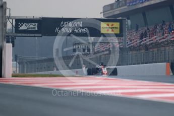 World © Octane Photographic Ltd. Formula 1 – Winter Test 1. Haas F1 Team VF-18 – Kevin Magnussen. Circuit de Barcelona-Catalunya, Spain. Thursday 1st March 2018.