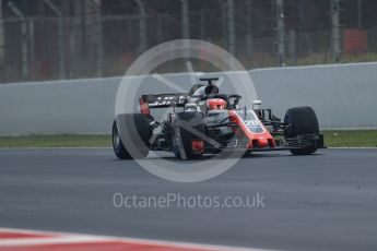 World © Octane Photographic Ltd. Formula 1 – Winter Test 1. Haas F1 Team VF-18 – Kevin Magnussen. Circuit de Barcelona-Catalunya, Spain. Thursday 1st March 2018.