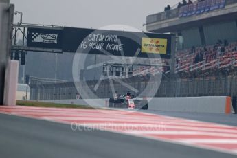 World © Octane Photographic Ltd. Formula 1 – Winter Test 1. Haas F1 Team VF-18 – Kevin Magnussen. Circuit de Barcelona-Catalunya, Spain. Thursday 1st March 2018.