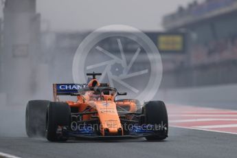 World © Octane Photographic Ltd. Formula 1 – Winter Test 1. McLaren MCL33 – Stoffel Vandoorne. Circuit de Barcelona-Catalunya, Spain. Thursday 1st March 2018.