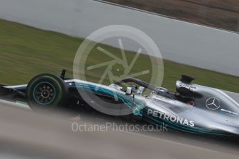 World © Octane Photographic Ltd. Formula 1 – Winter Test 1. Mercedes AMG Petronas Motorsport AMG F1 W09 EQ Power+ - Valtteri Bottas. Circuit de Barcelona-Catalunya, Spain. Thursday 1st March 2018.