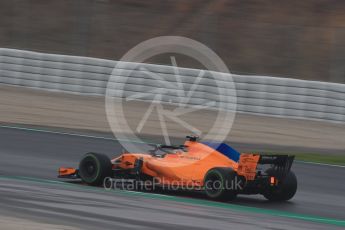 World © Octane Photographic Ltd. Formula 1 – Winter Test 1. McLaren MCL33 – Stoffel Vandoorne. Circuit de Barcelona-Catalunya, Spain. Thursday 1st March 2018.