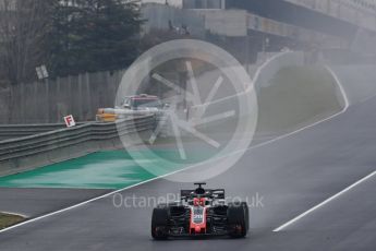 World © Octane Photographic Ltd. Formula 1 – Winter Test 1. Haas F1 Team VF-18 – Kevin Magnussen. Circuit de Barcelona-Catalunya, Spain. Thursday 1st March 2018.