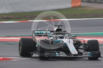 World © Octane Photographic Ltd. Formula 1 – Winter Test 1. Mercedes AMG Petronas Motorsport AMG F1 W09 EQ Power+ - Valtteri Bottas. Circuit de Barcelona-Catalunya, Spain. Thursday 1st March 2018.