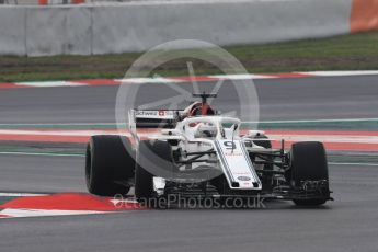 World © Octane Photographic Ltd. Formula 1 – Winter Test 1. Alfa Romeo Sauber F1 Team C37 – Marcus Ericsson. Circuit de Barcelona-Catalunya, Spain. Thursday 1st March 2018.