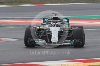 World © Octane Photographic Ltd. Formula 1 – Winter Test 1. Mercedes AMG Petronas Motorsport AMG F1 W09 EQ Power+ - Valtteri Bottas. Circuit de Barcelona-Catalunya, Spain. Thursday 1st March 2018.