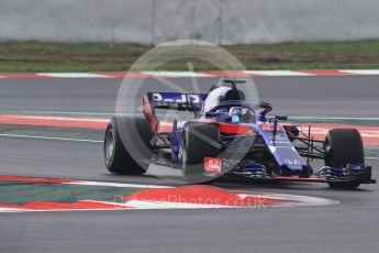 World © Octane Photographic Ltd. Formula 1 – Winter Test 1. Scuderia Toro Rosso STR13 – Pierre Gasly. Circuit de Barcelona-Catalunya, Spain. Thursday 1st March 2018.