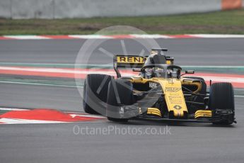 World © Octane Photographic Ltd. Formula 1 – Winter Test 1. Renault Sport F1 Team RS18 – Nico Hulkenberg. Circuit de Barcelona-Catalunya, Spain. Thursday 1st March 2018.