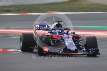 World © Octane Photographic Ltd. Formula 1 – Winter Test 1. Scuderia Toro Rosso STR13 – Pierre Gasly. Circuit de Barcelona-Catalunya, Spain. Thursday 1st March 2018.