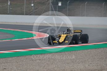 World © Octane Photographic Ltd. Formula 1 – Winter Test 1. Renault Sport F1 Team RS18 – Nico Hulkenberg. Circuit de Barcelona-Catalunya, Spain. Thursday 1st March 2018.