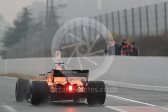 World © Octane Photographic Ltd. Formula 1 – Winter Test 1. McLaren MCL33 – Stoffel Vandoorne. Circuit de Barcelona-Catalunya, Spain. Thursday 1st March 2018.