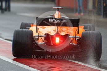 World © Octane Photographic Ltd. Formula 1 – Winter Test 1. McLaren MCL33 – Stoffel Vandoorne. Circuit de Barcelona-Catalunya, Spain. Thursday 1st March 2018.
