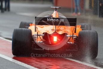 World © Octane Photographic Ltd. Formula 1 – Winter Test 1. McLaren MCL33 – Stoffel Vandoorne. Circuit de Barcelona-Catalunya, Spain. Thursday 1st March 2018.