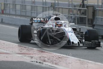 World © Octane Photographic Ltd. Formula 1 – Winter Test 1. Williams Martini Racing FW41 – Sergey Sirotkin. Circuit de Barcelona-Catalunya, Spain. Thursday 1st March 2018.