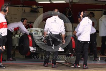 World © Octane Photographic Ltd. Formula 1 – Winter Test 1. Alfa Romeo Sauber F1 Team C37 – Marcus Ericsson. Circuit de Barcelona-Catalunya, Spain. Thursday 1st March 2018.