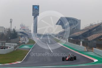 World © Octane Photographic Ltd. Formula 1 – Winter Test 1. Haas F1 Team VF-18 – Kevin Magnussen. Circuit de Barcelona-Catalunya, Spain. Thursday 1st March 2018.