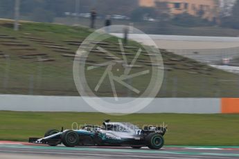 World © Octane Photographic Ltd. Formula 1 – Winter Test 1. Mercedes AMG Petronas Motorsport AMG F1 W09 EQ Power+ - Valtteri Bottas. Circuit de Barcelona-Catalunya, Spain. Thursday 1st March 2018.