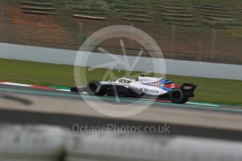 World © Octane Photographic Ltd. Formula 1 – Winter Test 1. Williams Martini Racing FW41 – Sergey Sirotkin. Circuit de Barcelona-Catalunya, Spain. Thursday 1st March 2018.