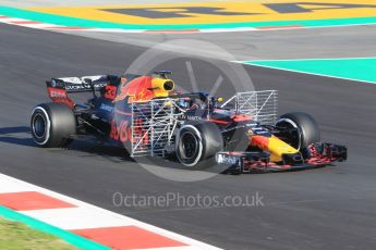 World © Octane Photographic Ltd. Formula 1 – Winter Test 2. Aston Martin Red Bull Racing TAG Heuer RB14 – Max Verstappen. Circuit de Barcelona-Catalunya, Spain. Tuesday 6th March 2018.