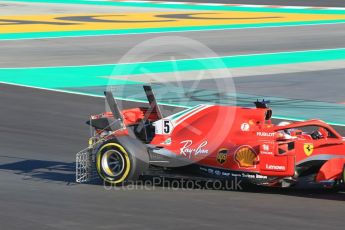 World © Octane Photographic Ltd. Formula 1 – Winter Test 2. Scuderia Ferrari SF71-H – Sebastian Vettel, Circuit de Barcelona-Catalunya, Spain. Tuesday 6th March 2018.