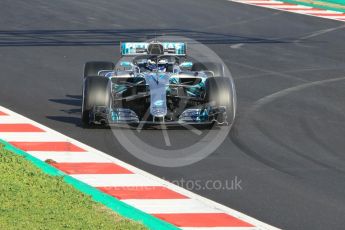 World © Octane Photographic Ltd. Formula 1 – Winter Test 2. Mercedes AMG Petronas Motorsport AMG F1 W09 EQ Power+ - Valtteri Bottas. Circuit de Barcelona-Catalunya, Spain. Tuesday 6th March 2018.