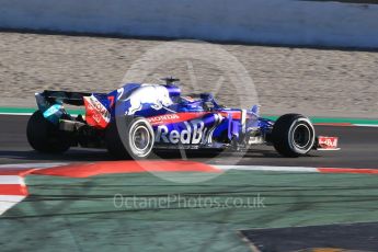 World © Octane Photographic Ltd. Formula 1 – Winter Test 2. Scuderia Toro Rosso STR13 – Pierre Gasly. Circuit de Barcelona-Catalunya, Spain. Tuesday 6th March 2018.