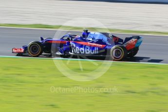 World © Octane Photographic Ltd. Formula 1 – Winter Test 2. Scuderia Toro Rosso STR13 – Pierre Gasly. Circuit de Barcelona-Catalunya, Spain. Tuesday 6th March 2018.