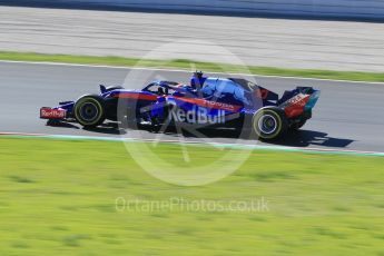 World © Octane Photographic Ltd. Formula 1 – Winter Test 2. Scuderia Toro Rosso STR13 – Pierre Gasly. Circuit de Barcelona-Catalunya, Spain. Tuesday 6th March 2018.