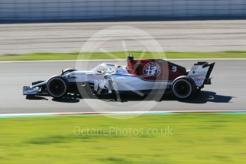 World © Octane Photographic Ltd. Formula 1 – Winter Test 2. Alfa Romeo Sauber F1 Team C37 – Marcus Ericsson. Circuit de Barcelona-Catalunya, Spain. Tuesday 6th March 2018.