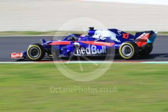 World © Octane Photographic Ltd. Formula 1 – Winter Test 2. Scuderia Toro Rosso STR13 – Pierre Gasly. Circuit de Barcelona-Catalunya, Spain. Tuesday 6th March 2018.