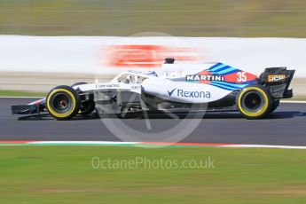 World © Octane Photographic Ltd. Formula 1 – Winter Test 2. Williams Martini Racing FW41 – Sergey Sirotkin. Circuit de Barcelona-Catalunya, Spain. Tuesday 6th March 2018.