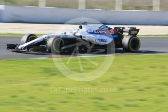 World © Octane Photographic Ltd. Formula 1 – Winter Test 2. Williams Martini Racing FW41 – Sergey Sirotkin. Circuit de Barcelona-Catalunya, Spain. Tuesday 6th March 2018.