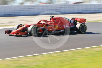 World © Octane Photographic Ltd. Formula 1 – Winter Test 2. Scuderia Ferrari SF71-H – Sebastian Vettel. Circuit de Barcelona-Catalunya, Spain. Tuesday 6th March 2018.