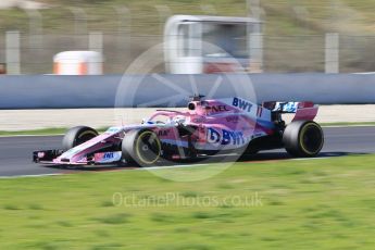 World © Octane Photographic Ltd. Formula 1 – Winter Test 2. Sahara Force India VJM11 - Sergio Perez. Circuit de Barcelona-Catalunya, Spain. Tuesday 6th March 2018.