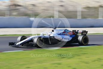 World © Octane Photographic Ltd. Formula 1 – Winter Test 2. Williams Martini Racing FW41 – Sergey Sirotkin. Circuit de Barcelona-Catalunya, Spain. Tuesday 6th March 2018.