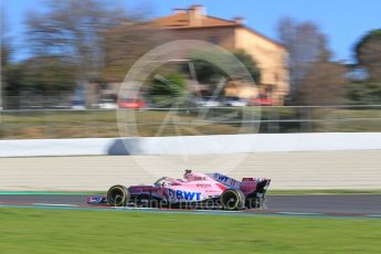 World © Octane Photographic Ltd. Formula 1 – Winter Test 2. Sahara Force India VJM11 - Sergio Perez. Circuit de Barcelona-Catalunya, Spain. Tuesday 6th March 2018.