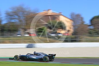 World © Octane Photographic Ltd. Formula 1 – Winter Test 2. Mercedes AMG Petronas Motorsport AMG F1 W09 EQ Power+ - Valtteri Bottas. Circuit de Barcelona-Catalunya, Spain. Tuesday 6th March 2018.