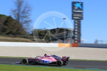 World © Octane Photographic Ltd. Formula 1 – Winter Test 2. Sahara Force India VJM11 - Sergio Perez. Circuit de Barcelona-Catalunya, Spain. Tuesday 6th March 2018.