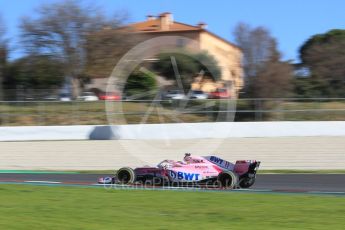 World © Octane Photographic Ltd. Formula 1 – Winter Test 2. Sahara Force India VJM11 - Sergio Perez. Circuit de Barcelona-Catalunya, Spain. Tuesday 6th March 2018.