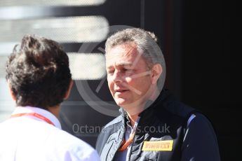 World © Octane Photographic Ltd. Formula 1 – Winter Test 2. Pirelli Sporting Director - Mario Isola. Circuit de Barcelona-Catalunya, Spain. Tuesday 6th March 2018.