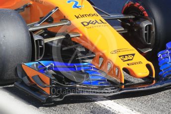 World © Octane Photographic Ltd. Formula 1 – Winter Test 2. McLaren MCL33 – Stoffel Vandoorne. Circuit de Barcelona-Catalunya, Spain. Tuesday 6th March 2018.