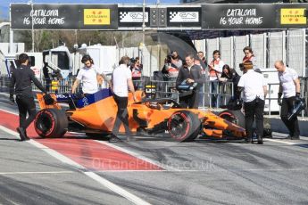 World © Octane Photographic Ltd. Formula 1 – Winter Test 2. McLaren MCL33 – Stoffel Vandoorne. Circuit de Barcelona-Catalunya, Spain. Tuesday 6th March 2018.