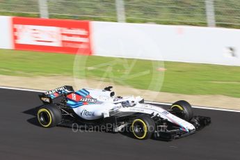 World © Octane Photographic Ltd. Formula 1 – Winter Test 2. Williams Martini Racing FW41 – Lance Stroll. Circuit de Barcelona-Catalunya, Spain. Tuesday 6th March 2018.