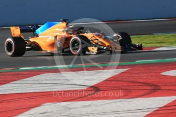 World © Octane Photographic Ltd. Formula 1 – Winter Test 2. McLaren MCL33 – Stoffel Vandoorne. Circuit de Barcelona-Catalunya, Spain. Tuesday 6th March 2018.