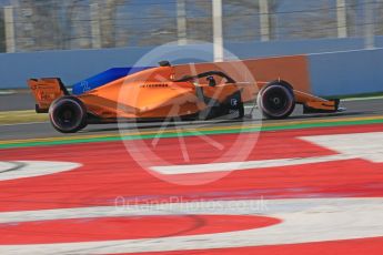 World © Octane Photographic Ltd. Formula 1 – Winter Test 2. McLaren MCL33 – Stoffel Vandoorne. Circuit de Barcelona-Catalunya, Spain. Tuesday 6th March 2018.