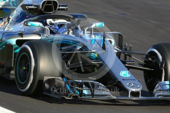 World © Octane Photographic Ltd. Formula 1 – Winter Test 2. Mercedes AMG Petronas Motorsport AMG F1 W09 EQ Power+ - Valtteri Bottas. Circuit de Barcelona-Catalunya, Spain. Tuesday 6th March 2018.