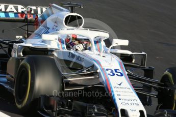 World © Octane Photographic Ltd. Formula 1 – Winter Test 2. Williams Martini Racing FW41 – Sergey Sirotkin. Circuit de Barcelona-Catalunya, Spain. Tuesday 6th March 2018.